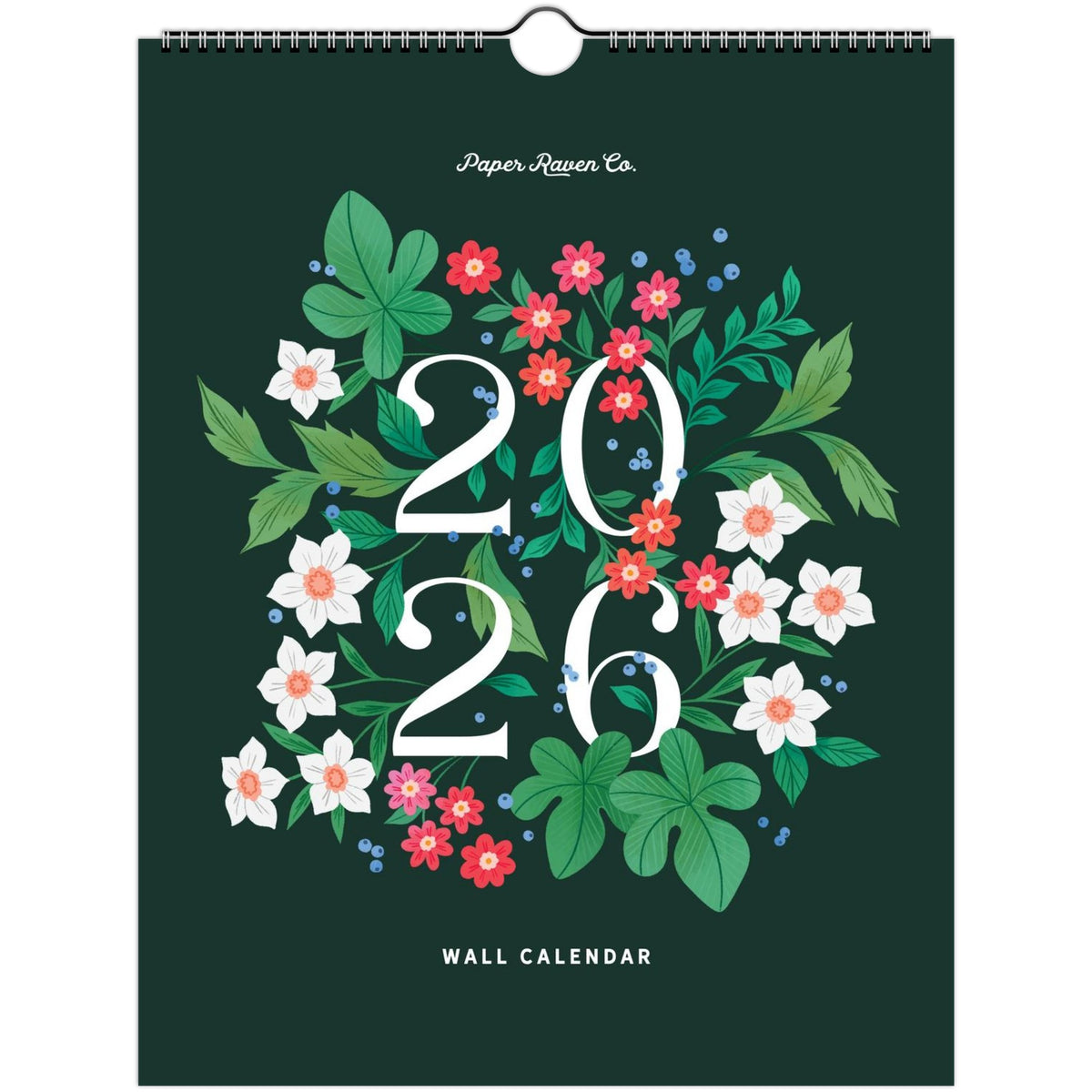 2026 Botanical Wall Calendar – Paper Raven Co.