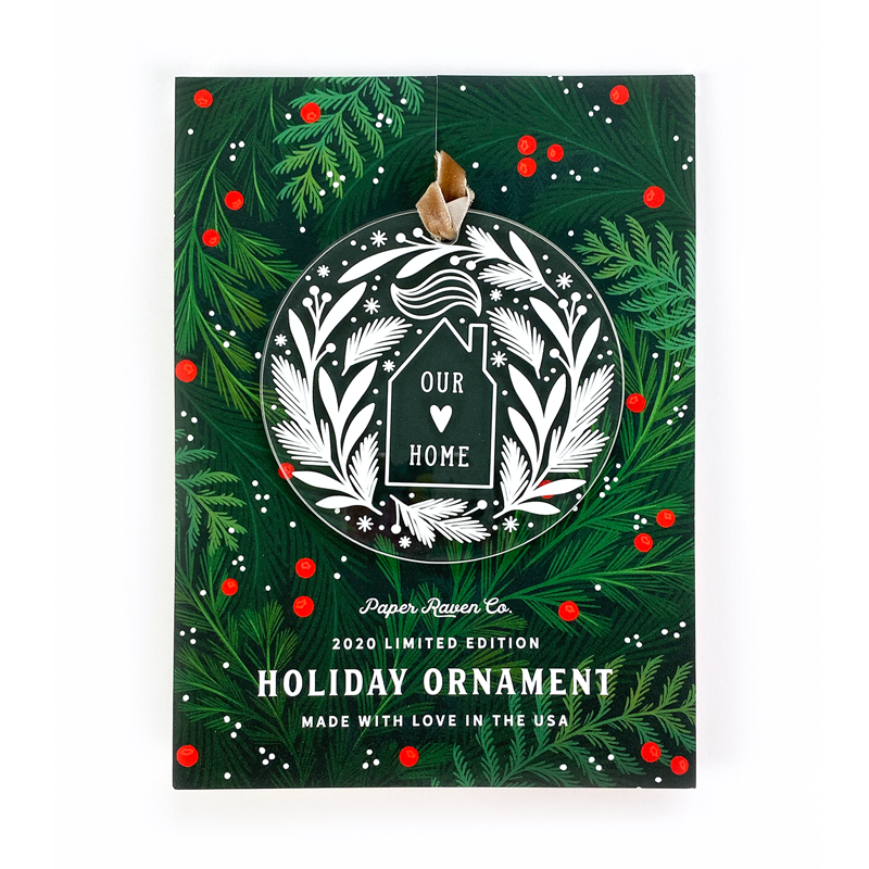 Limited Edition Acrylic Ornament: Home for the Holidays