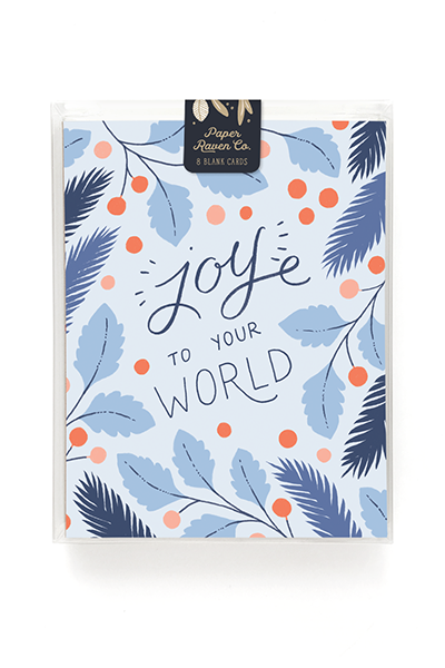 Joy to Your World Holiday Card