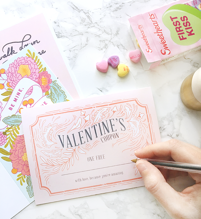 Customizable! Valentine Coupon Card