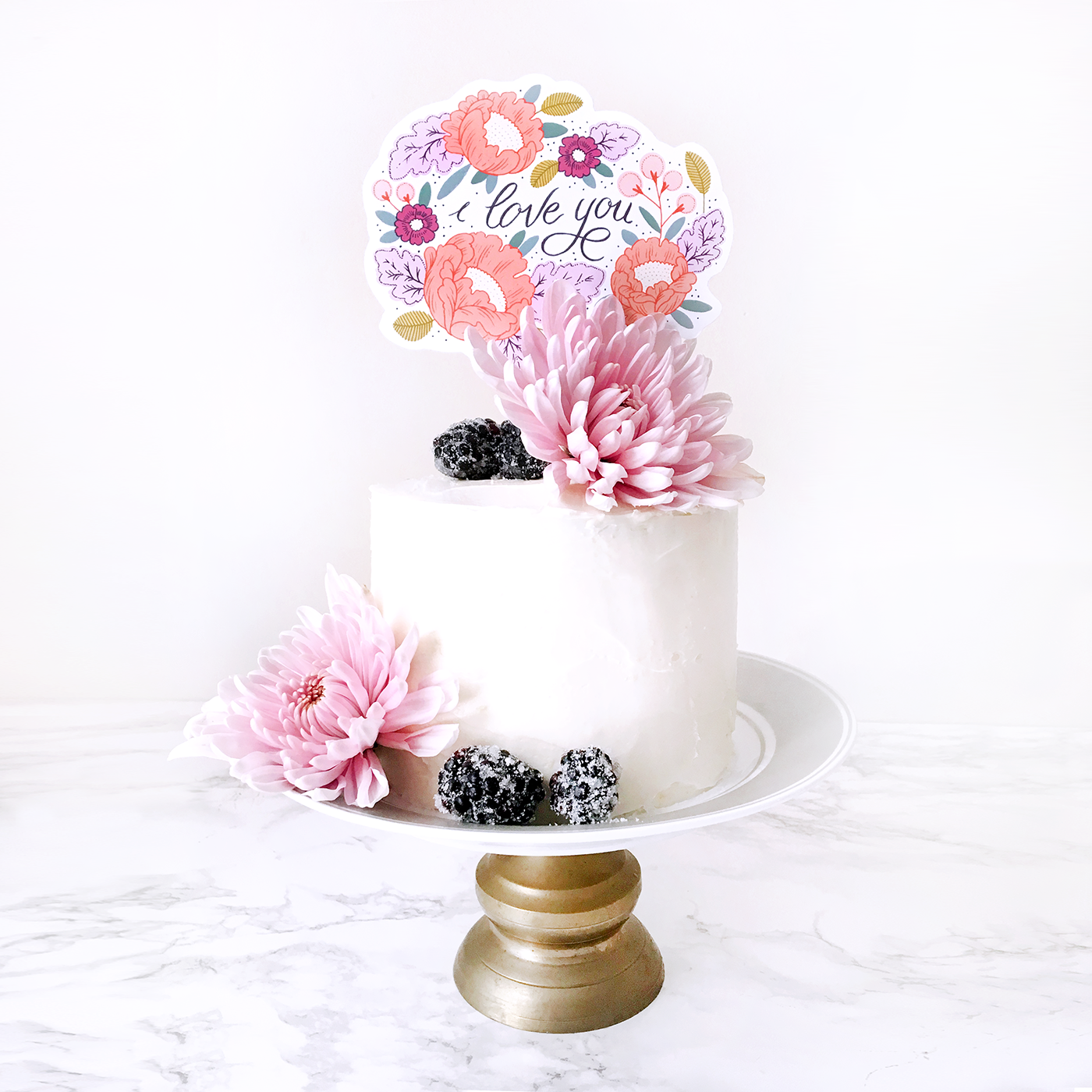 Kara's Party Ideas DIY Denim | Jean & Lace Heart Wedding Cake Topper bleach  lettering