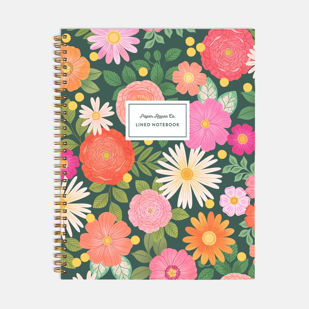 FlowerChild: Hardcover Spiral Notebook