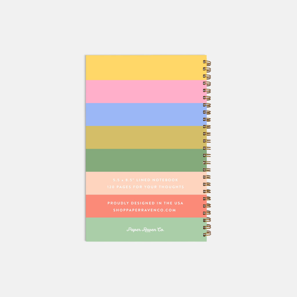Rainbow Stack: Hardcover Spiral Notebook