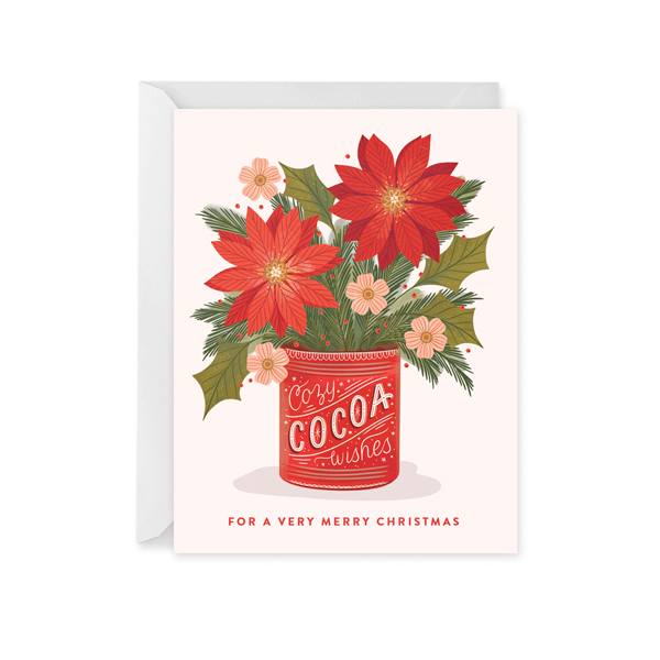 Cozy Cocoa Wishes Holiday Card