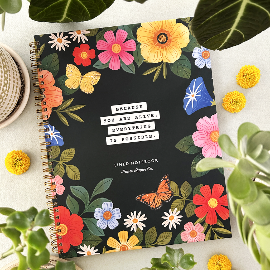 Everything Is Possible: Hardcover Spiral Notebook