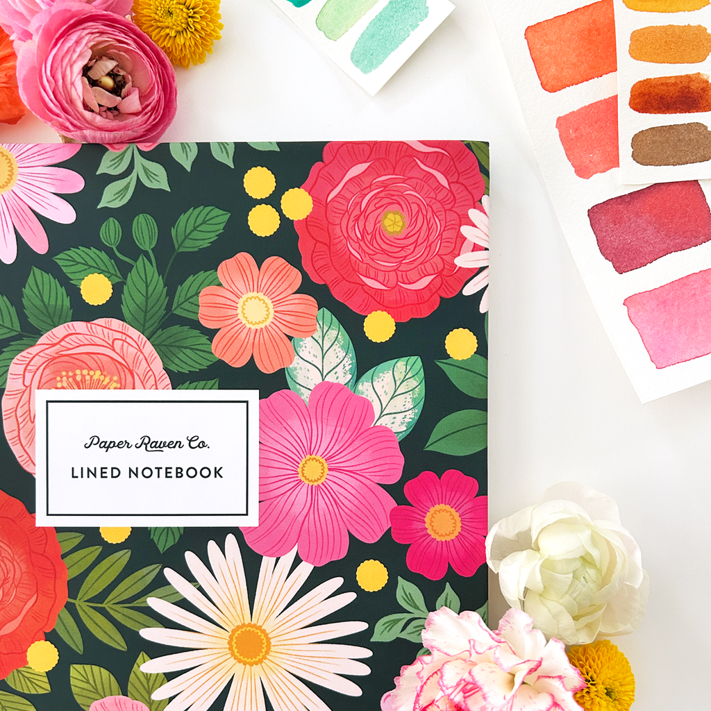FlowerChild: Hardcover Spiral Notebook