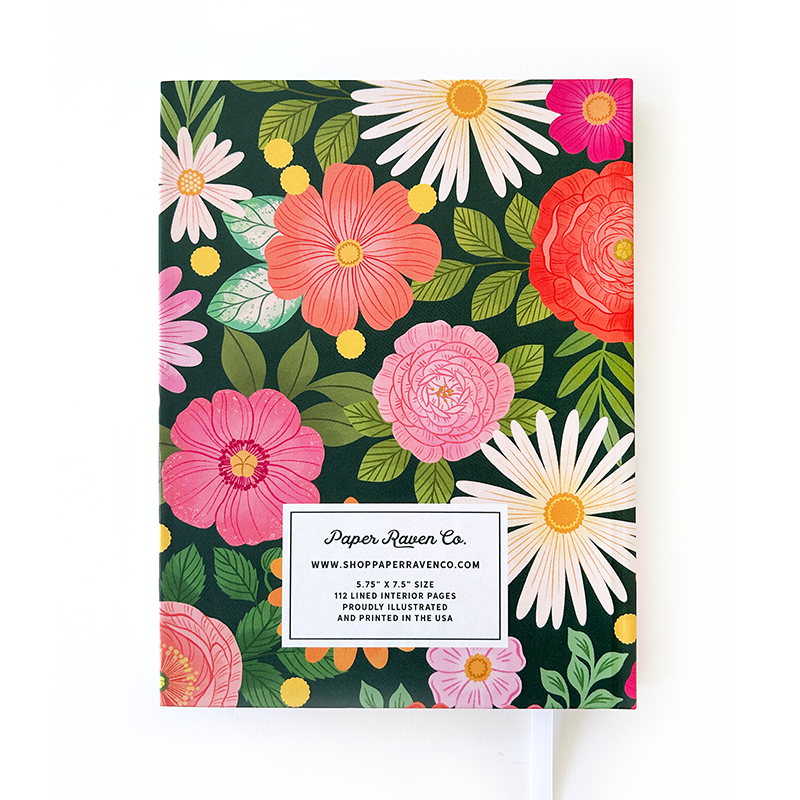 FlowerChild Hardcover Notebook