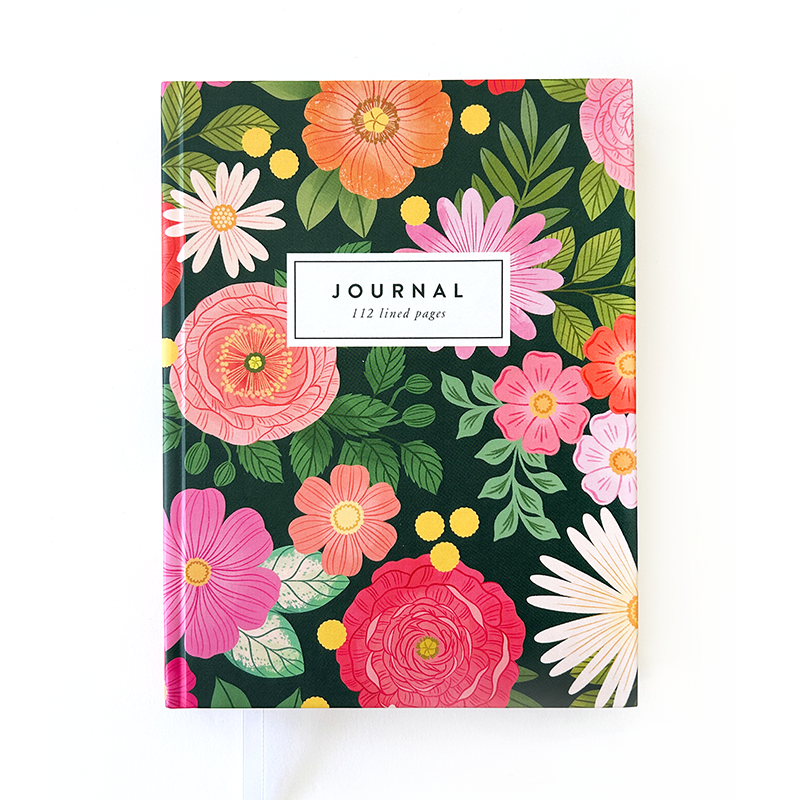 FlowerChild Hardcover Notebook