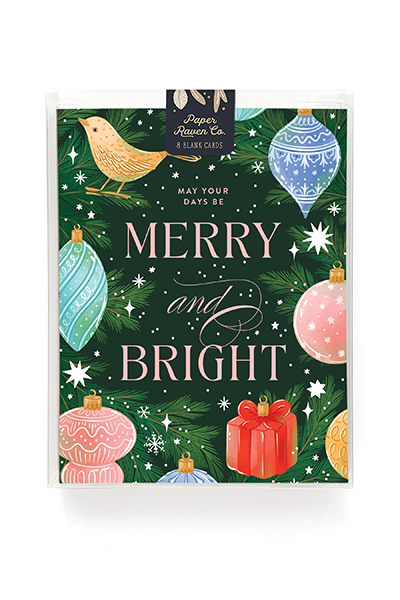 Merry and Bright Holiday Card
