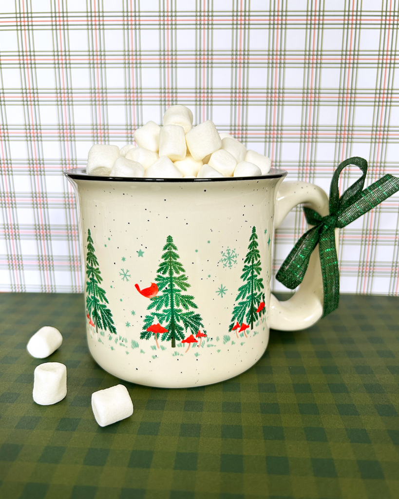 Winter Forest Ceramic Holiday Mug