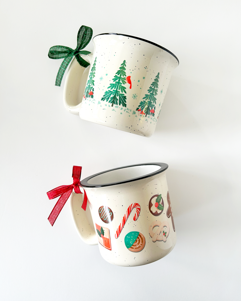 Winter Forest Ceramic Holiday Mug
