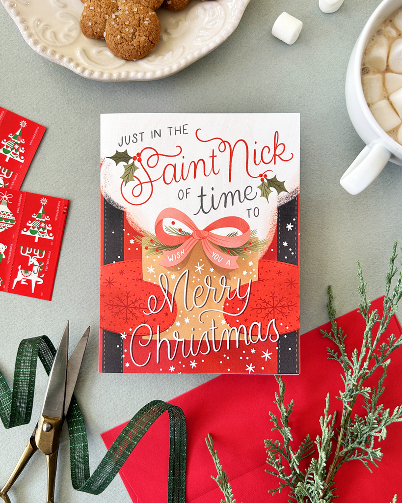 Saint Nick Holiday Card