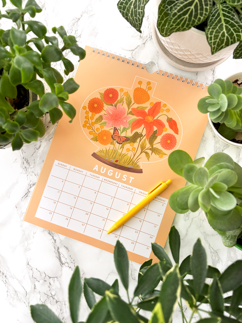 2024 Calendar: Terrariums – Paper Raven Co. 2024-calendar-terrariums-paper-raven-co