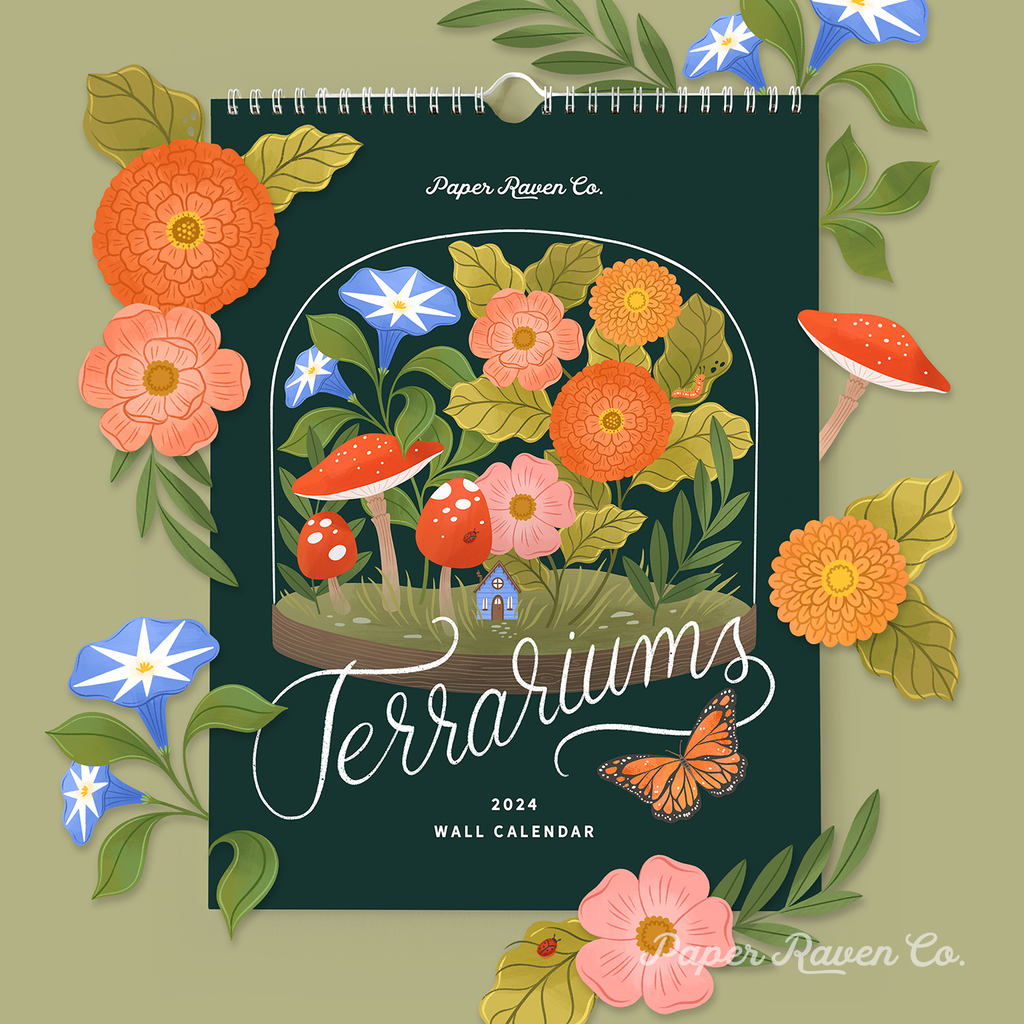 2024 Calendar: Terrariums