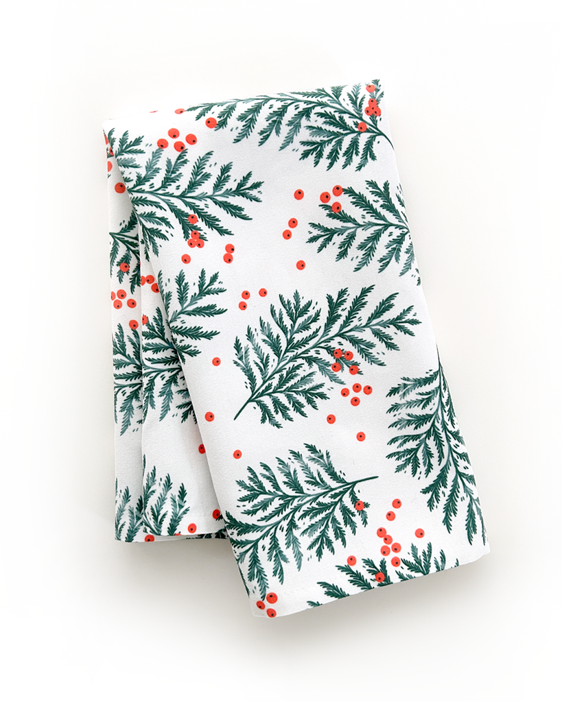 Pine Toss Tea Towel