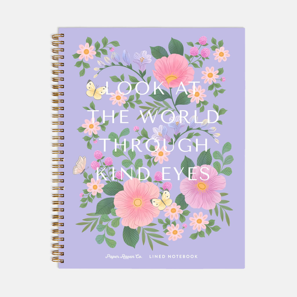 Kind Eyes: Hardcover Spiral Notebook