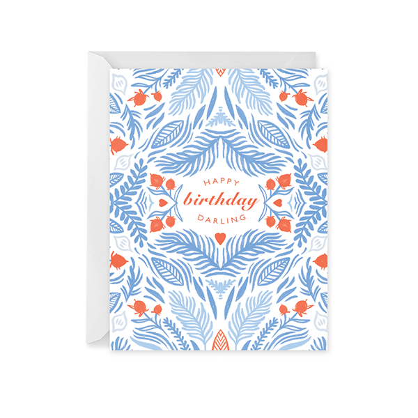 Happy Birthday Darling - Card for Her