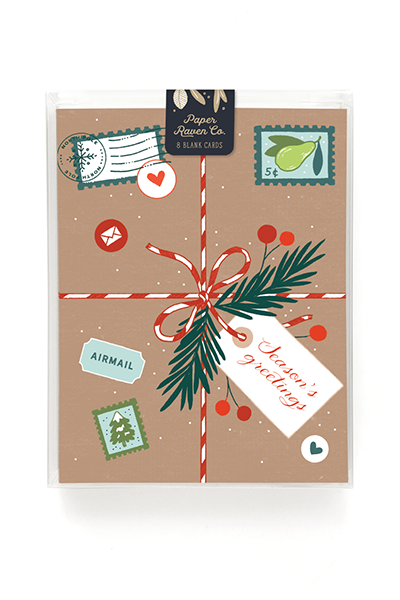 Brown Paper Packages Holiday Card