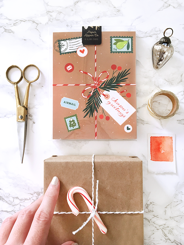 Brown Paper Packages Holiday Card