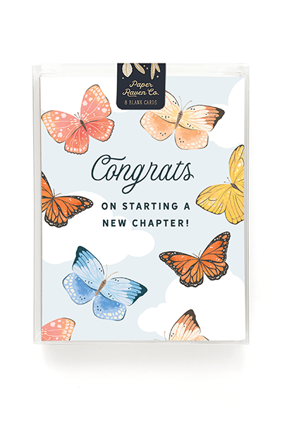 NEW! Butterfly Congrats Card