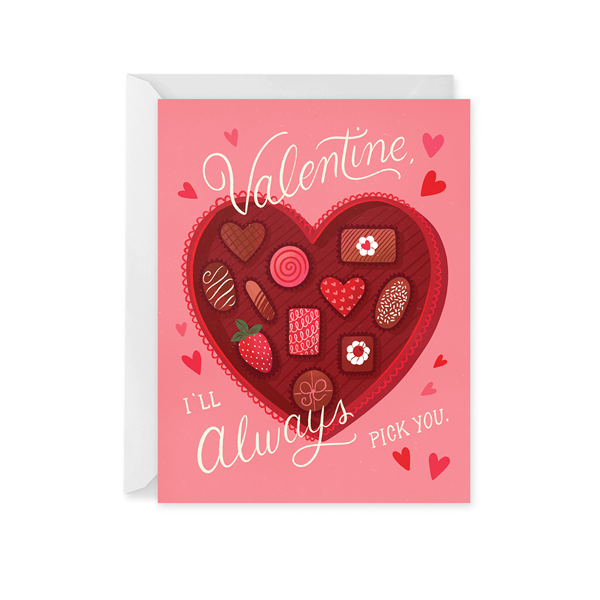Valentine Chocolate Box Card