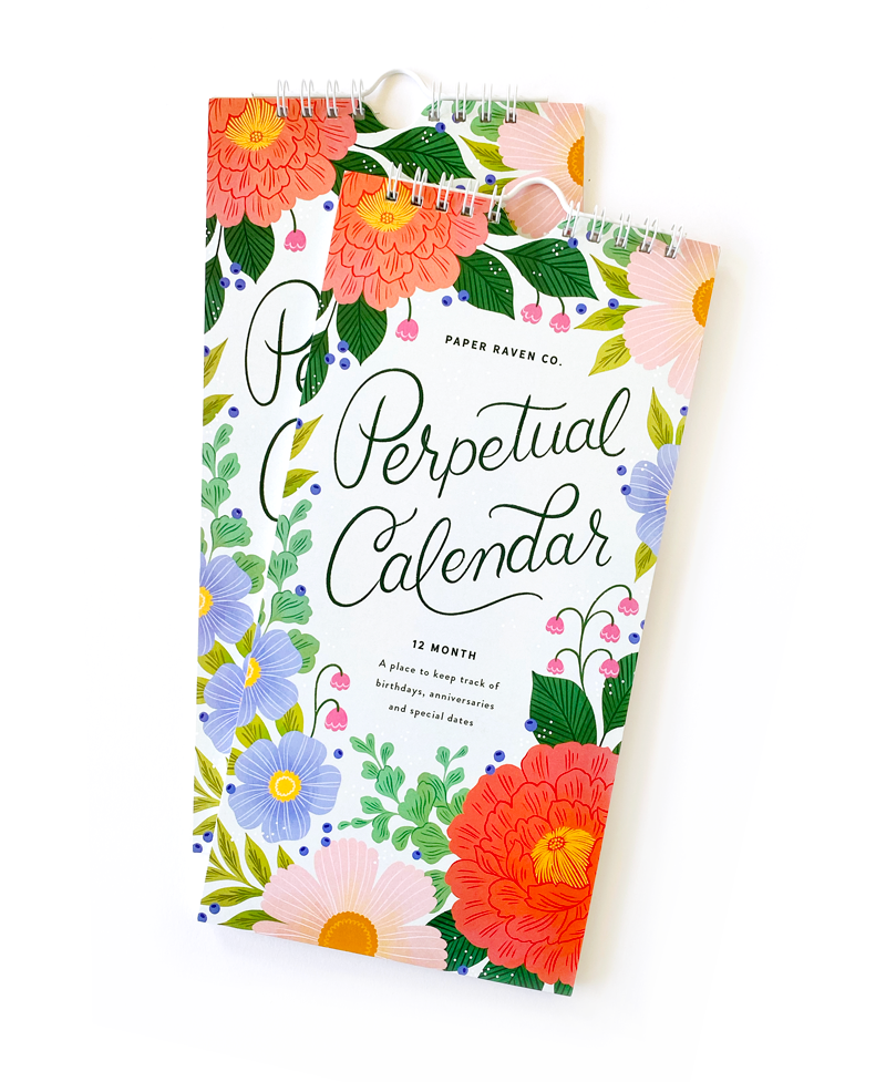 Always Floral Perpetual Calendar