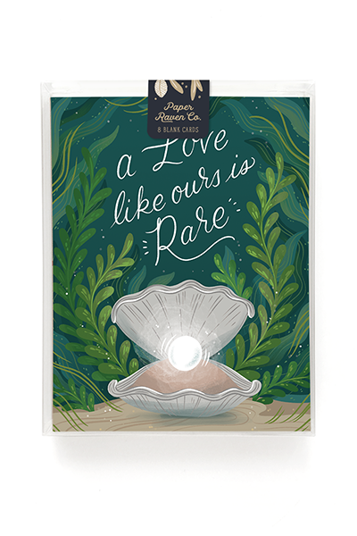 Rare Pearl Card Paper Raven Co. Rare Pearl Card Paper Raven Co.