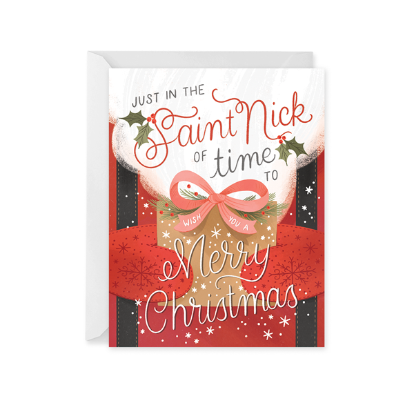 Saint Nick Holiday Card