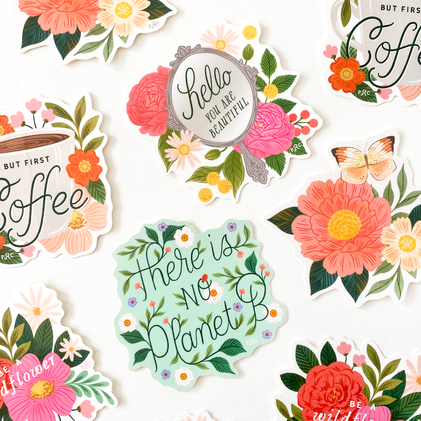 NEW! Be A Wildflower Sticker – Paper Raven Co.
