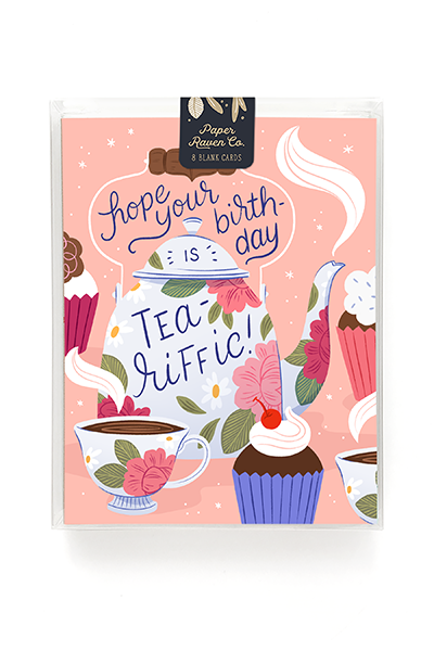 Tea-Riffic Birthday Card