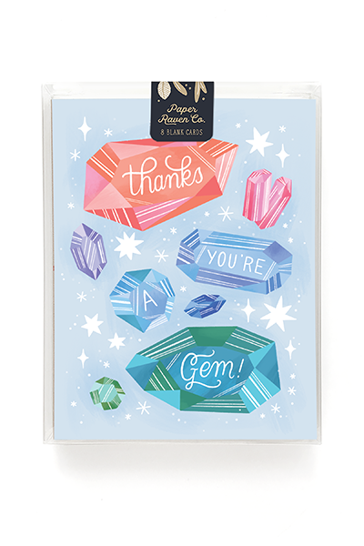NEW! Thanks You're a Gem Card