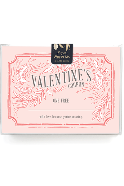 Customizable! Valentine Coupon Card