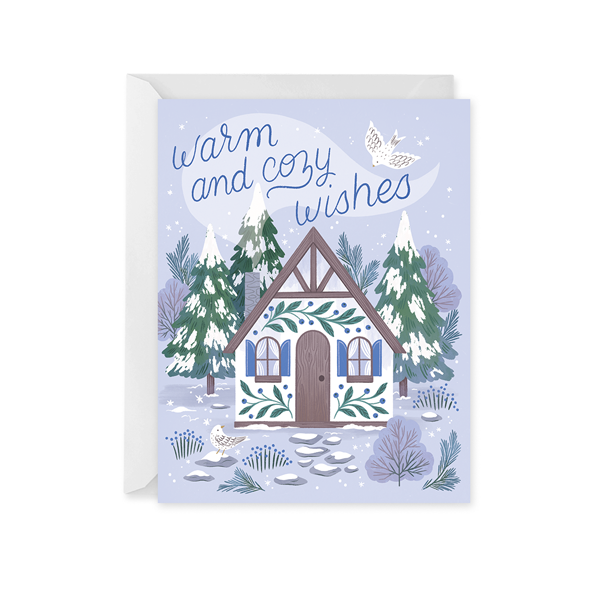 Winter Cottage Card