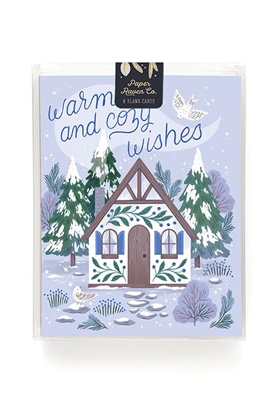Winter Cottage Card